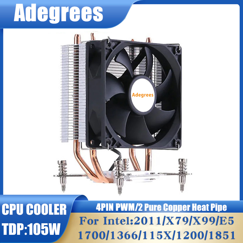 2Heat Pipes X99 CPU Air Cooler - đánh giá và giá Cpu Heatsink