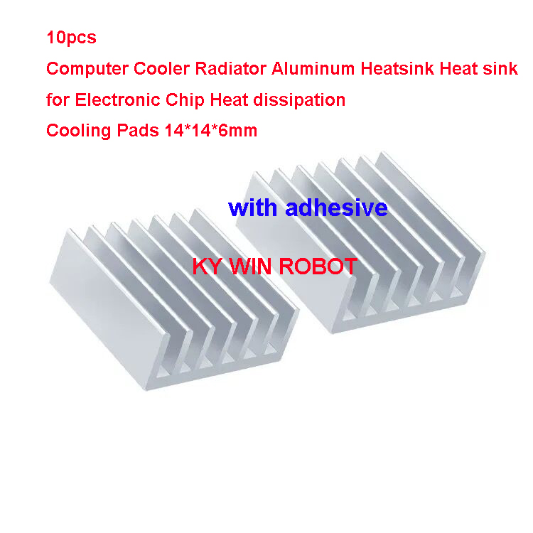 10Pcs Mini Adhesive Aluminum R - đánh giá và giá Heatsink