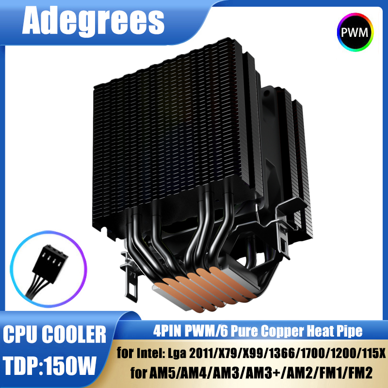6 Heat Pipes CPU Air Cooler 4  - đánh giá và giá Air Cooler Cpu