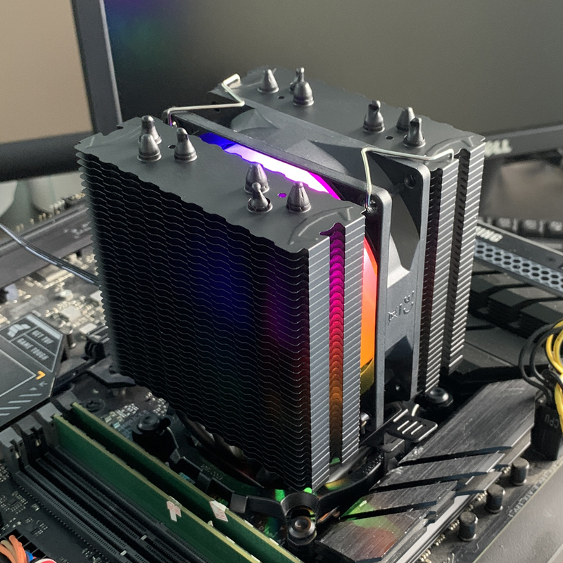 6 Heat Pipes CPU Air Cooler 4  - đánh giá và giá Air Cooler Cpu