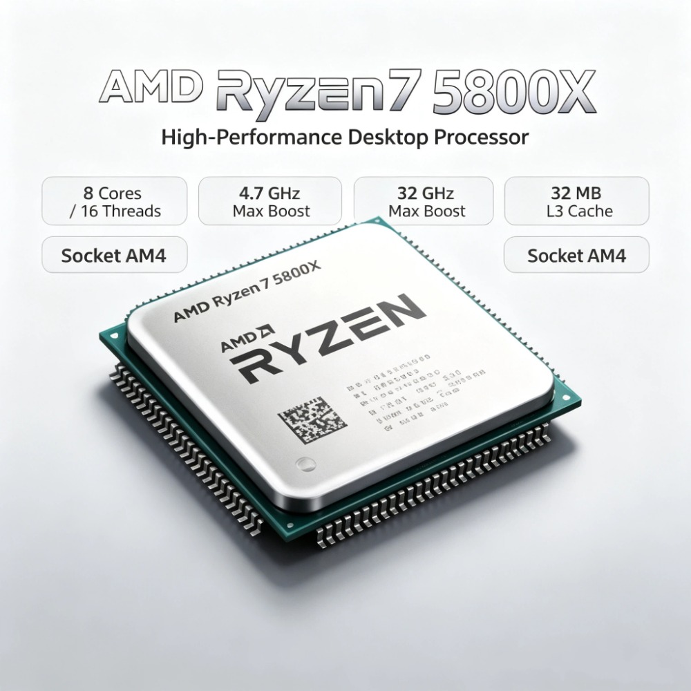 AMD Ryzen 7 5800X Unlocked Ove - đánh giá và giá Cpu Fan